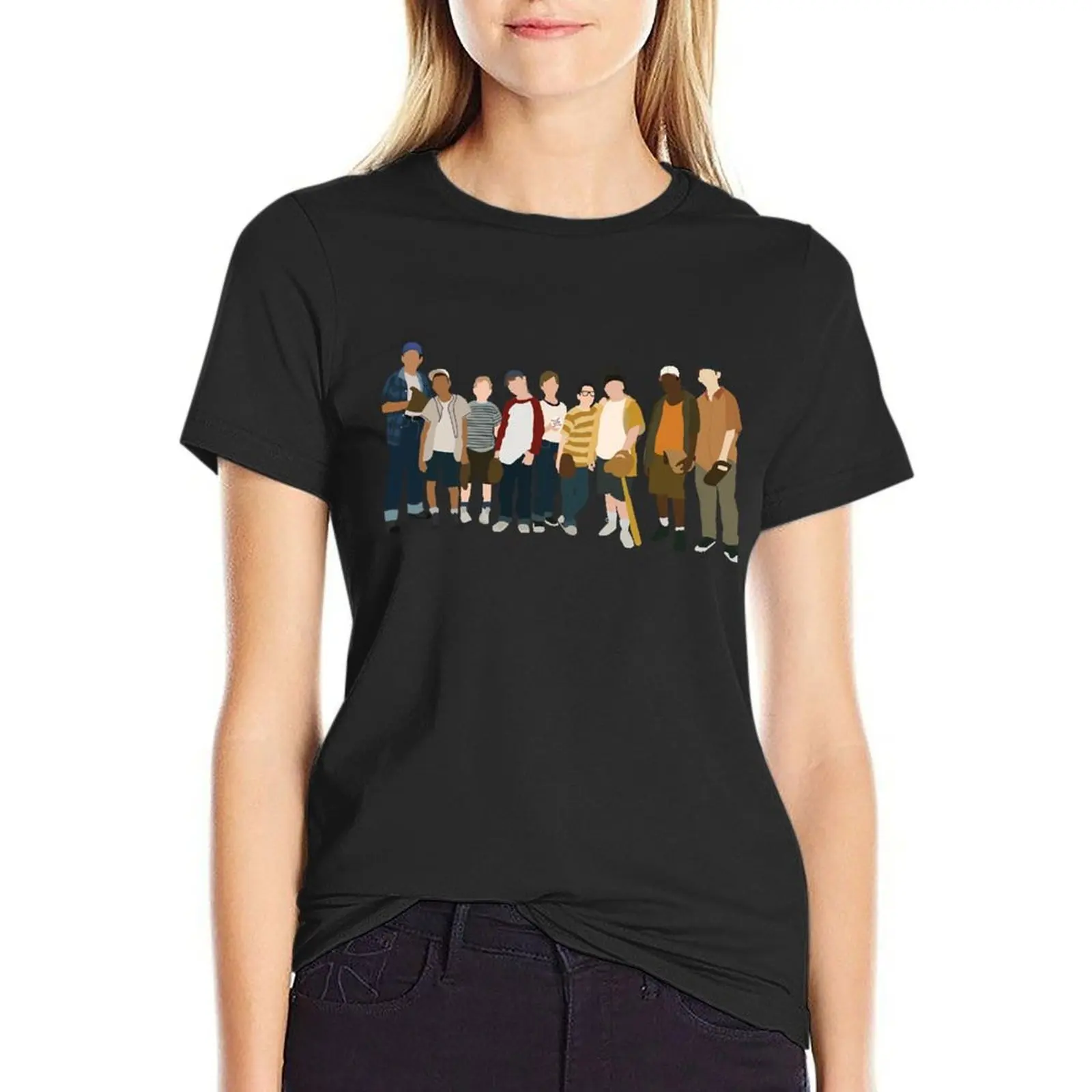 The Sandlot Gang T-Shirt quick drying blanks tops black t-shirts for Women