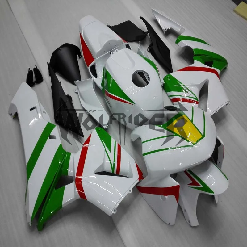 injection Fairings kit for CBR600RR 2005 2006 green white F5 05 06 CBR 600 RR ABS plastic motor Fairings kit