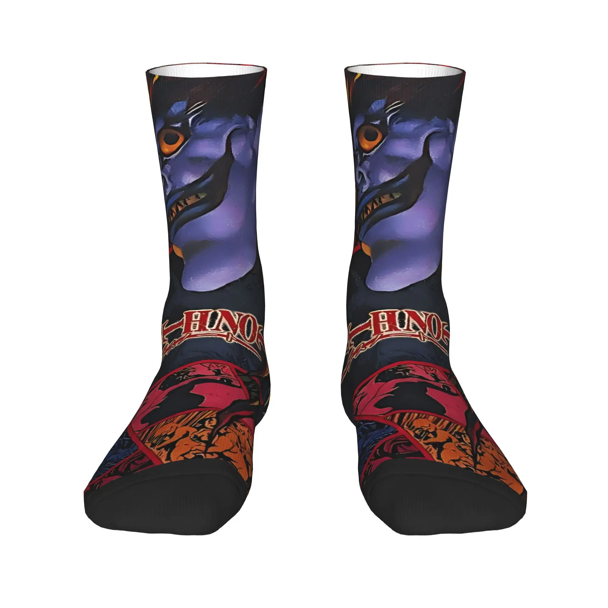 أنيمي جوجوس مغامرة غريبة الجوارب جوارب غير رسمية الشتاء عدم الانزلاق الرجال الجوارب لينة مخصص الجري الجوارب