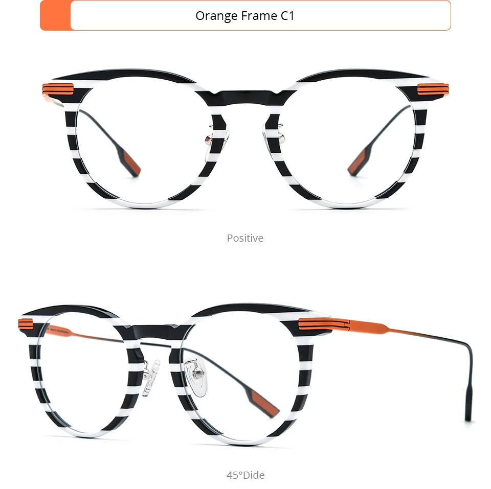 FONEX Acetat Titan Brille Rahmen Frauen Neue Marke Design Vintage Retro Runde Brillen Männer Japanische Brillen Brillen 85891 – Detail 6