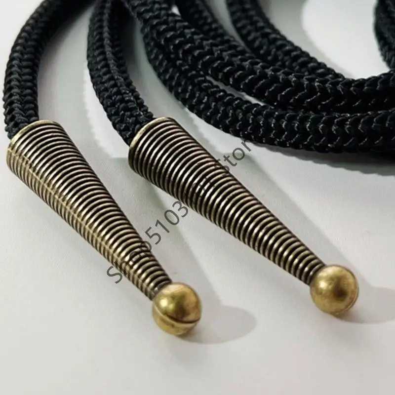 X6he Bolo Tie Craft Component Nylon Seil mit Anhänger für kreative Schmucknutzung