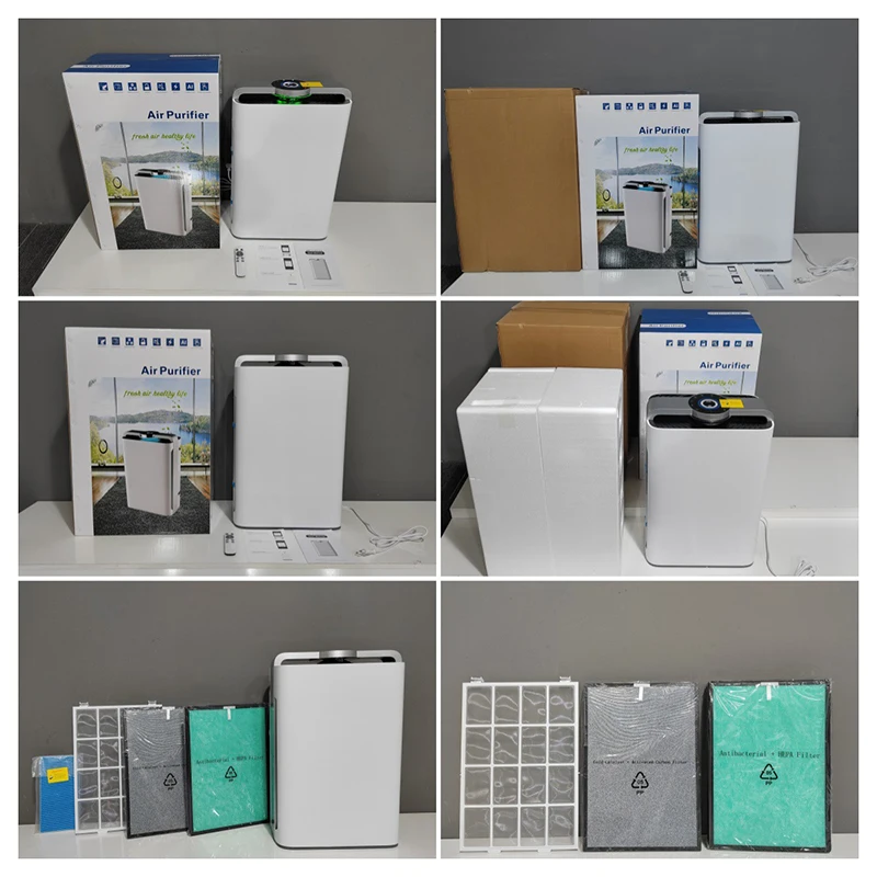 #Indoor air purifier all-in-one machine to remove microorganisms and pollution | PM2.5 display negative ion purification