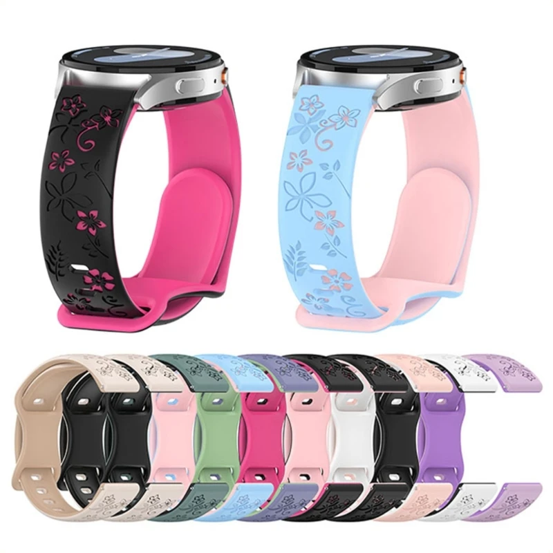 

Двойные цветовые силиконовые ремни моют браслеты водонепроницаемые ремень для наблюдения 7 фитнес -устройств полоса.