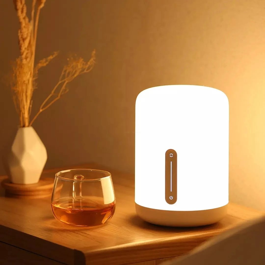 Original Xiaomi Mijia Bedside Lamp 2 WiFi Connection Touch Panel APP Control Works with Apple HomeKit Siri For Smart Home Life