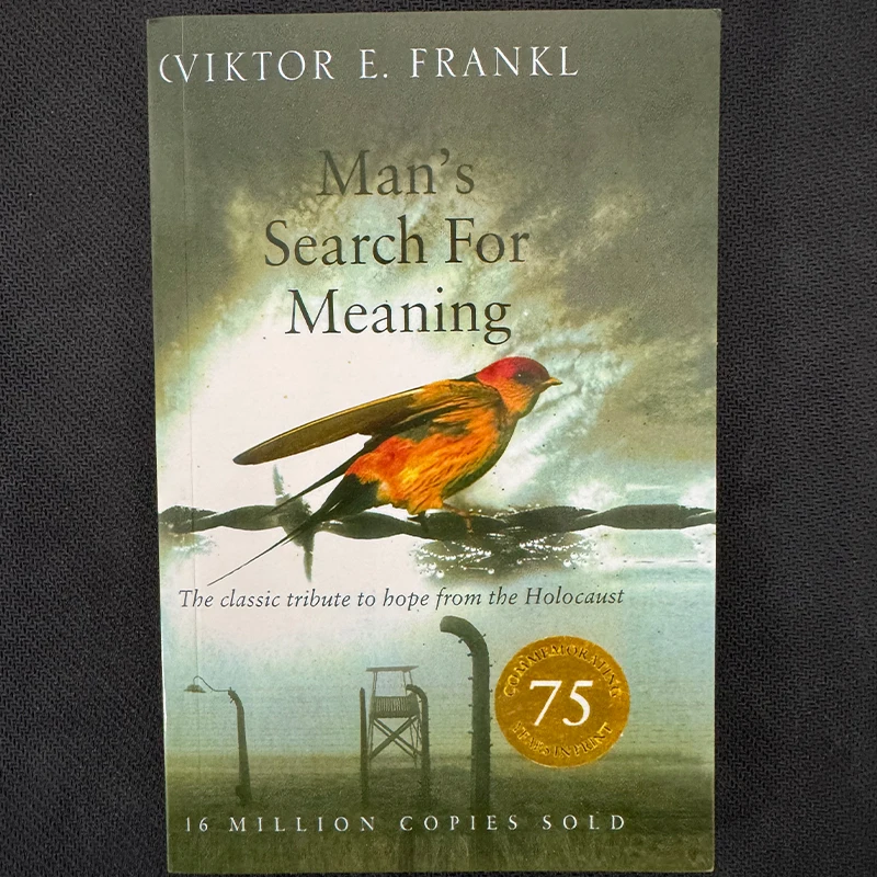 Man's Search for Meaning By Viktor E. Frankl English Paperback Book Psychology Philosophy Inspirational Self‑Help Reading Book