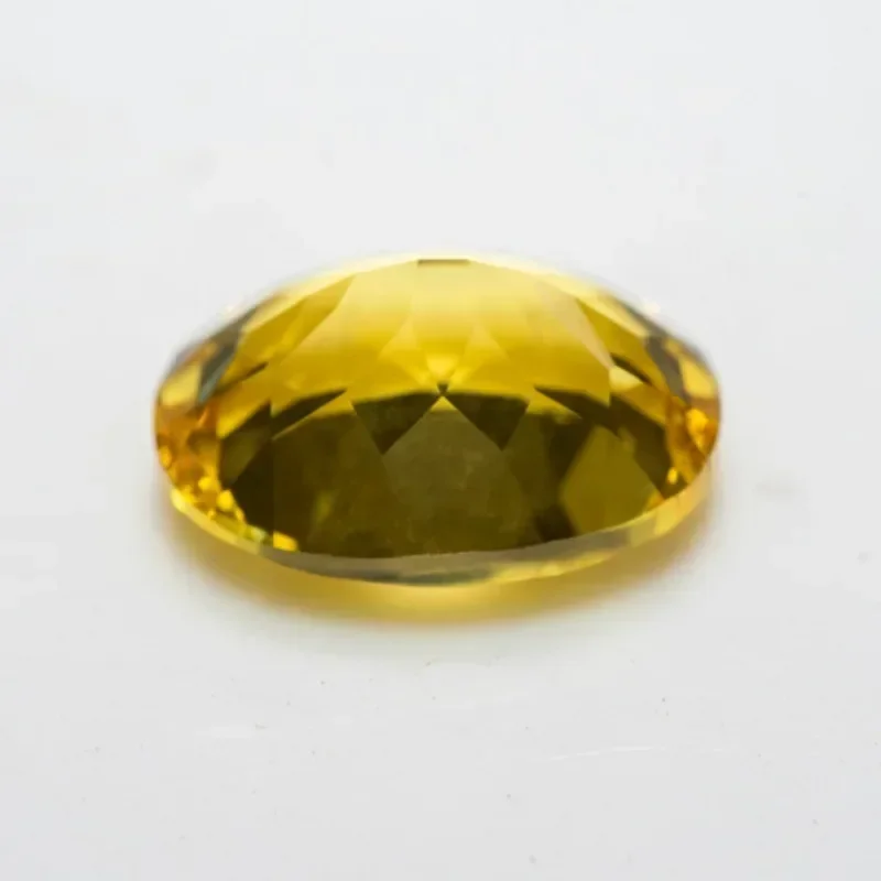 Top Lab Grown Sapphire Oval Cut Canary Yellow VVS1 Charms Diy Advanced Jewelry Making Materials Selectable AGL Certificate