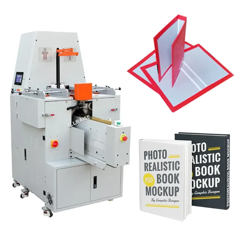 Automatic Hardcover Case Making Machine Case Binding Making Maker Book Casing in Machine Hard Cover Book Binding Machine