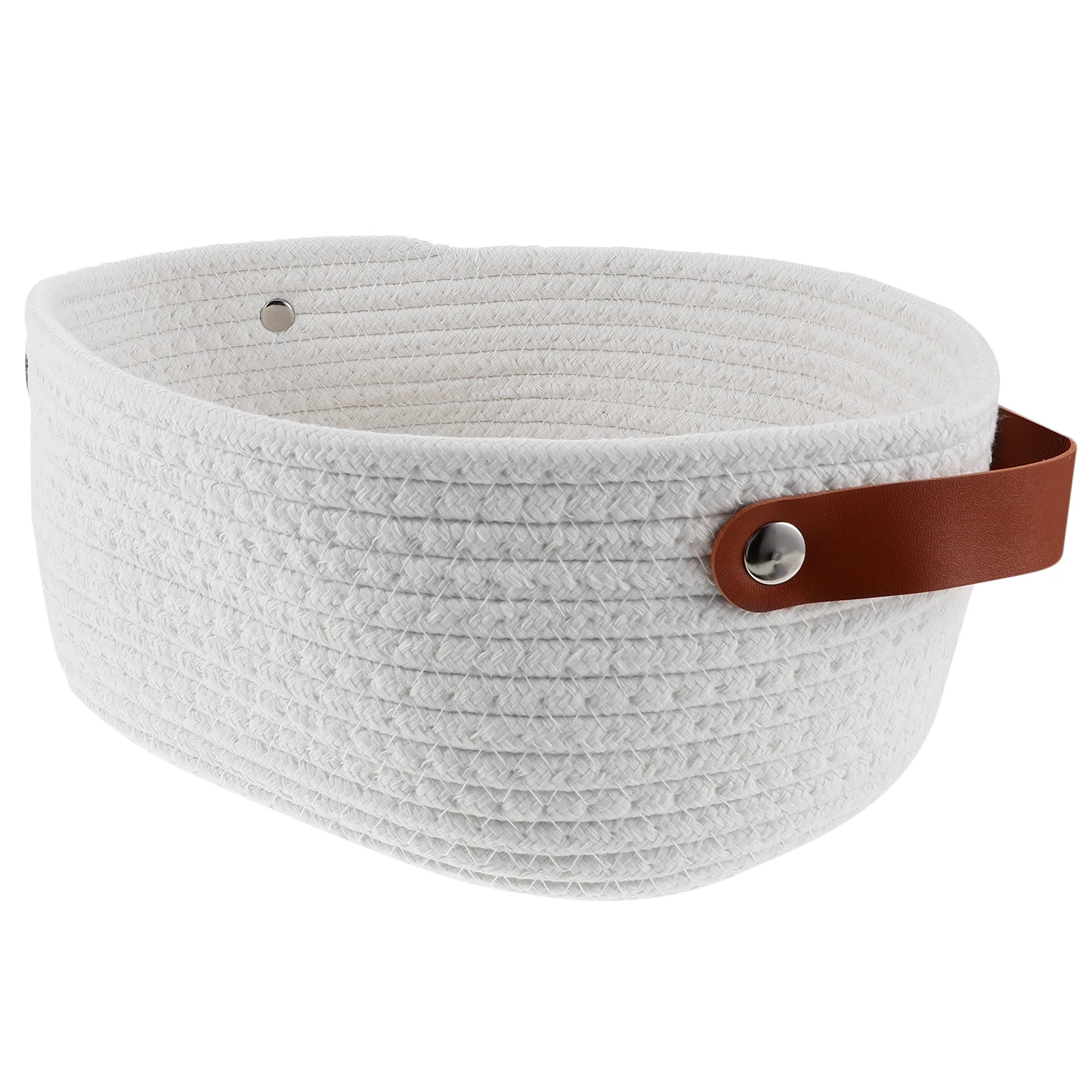 

Cotton Rope Woven Storage Baskets Storage Baskets ganizer for Snacks Cosmetics Toiletries Pet Toys Tidy Households