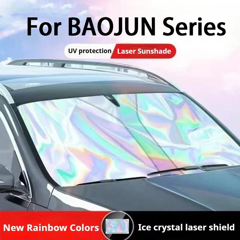 

Car Front Windshield Sunshade Cover For BAOJUN 530 510 E500 Chevrolet Spark EUV Wuling Cloud Yep Captiva Anti-UV Accessories