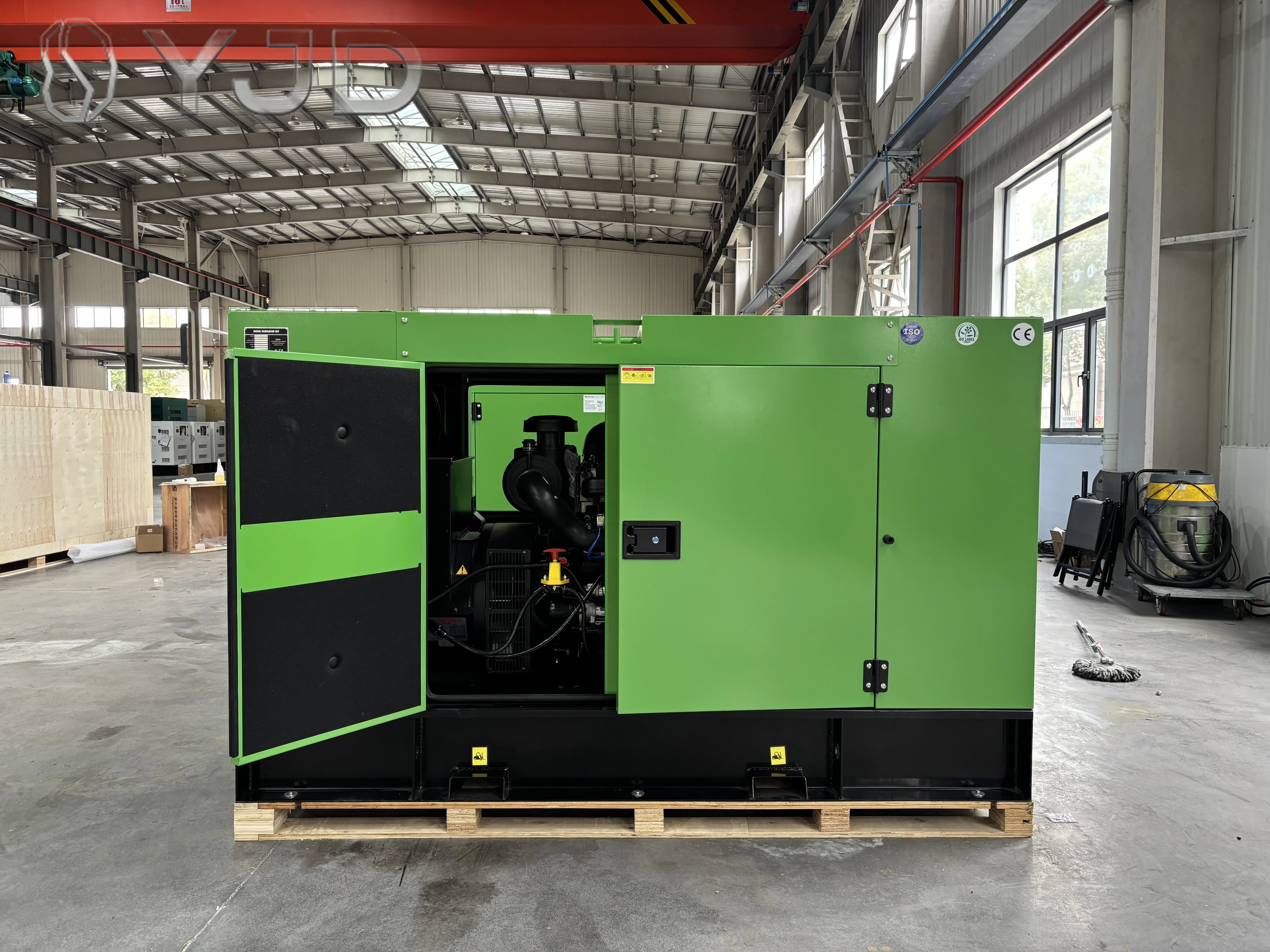 Powered by Engine Parkins 1104C-44TAG2 Sound Proof Canopy 80KW 100KVA 110KVA diesel Generator Backup Power Supply