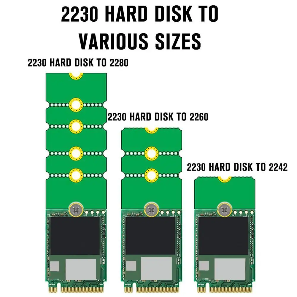 NGFF M.2 SSD Solid-state Drive 2242 To 2280 2230 To 2280 Adapter Card/extension Rack Board Adapter Card