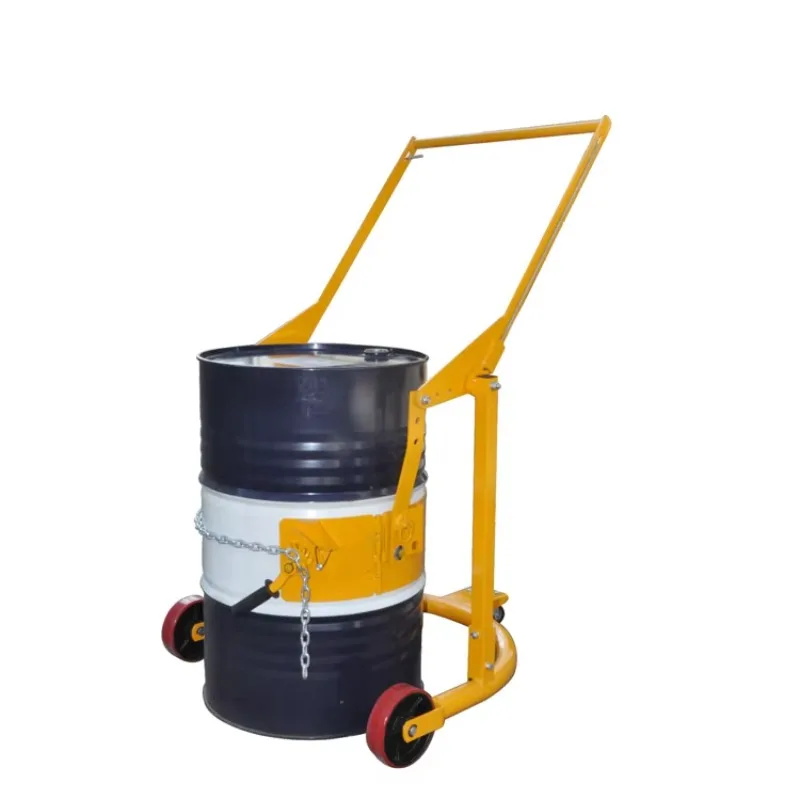HD80 Manual Barrel Truck Oil Drum Carrier Fuel Drum Cart
