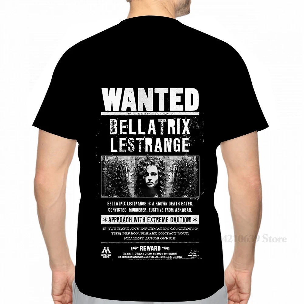 All over print wanted bellatrix lestrange men T-Shirt women fashion girl t shirt boy tops tees Short Sleeve tshirts