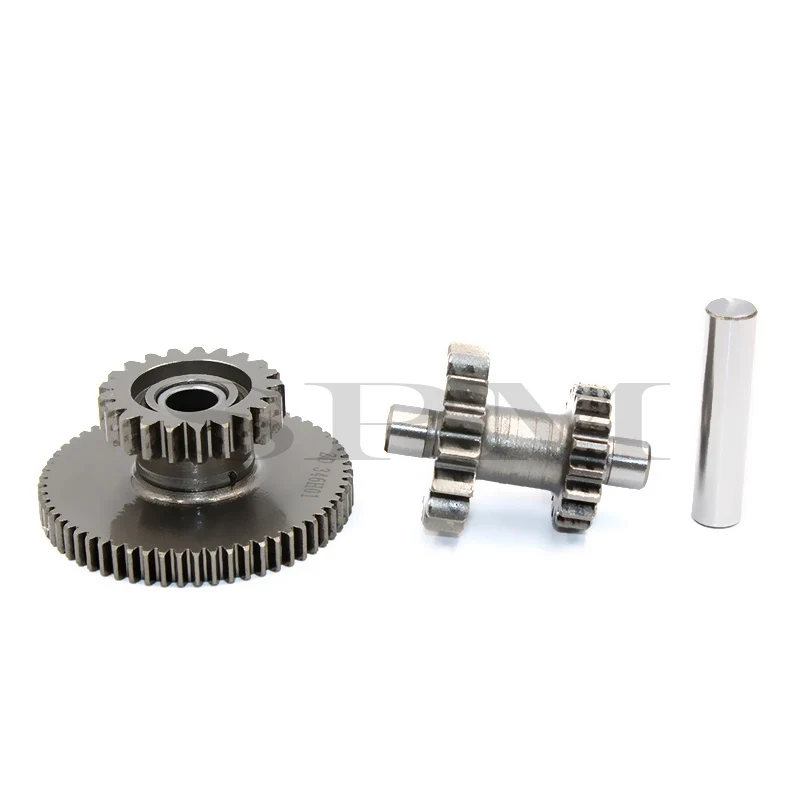 Motorcycle Starter Idler Reduction Gear Double teeth For Zongshen CB250 250cc Air-cooled Engine off-road Motor Motocross parts