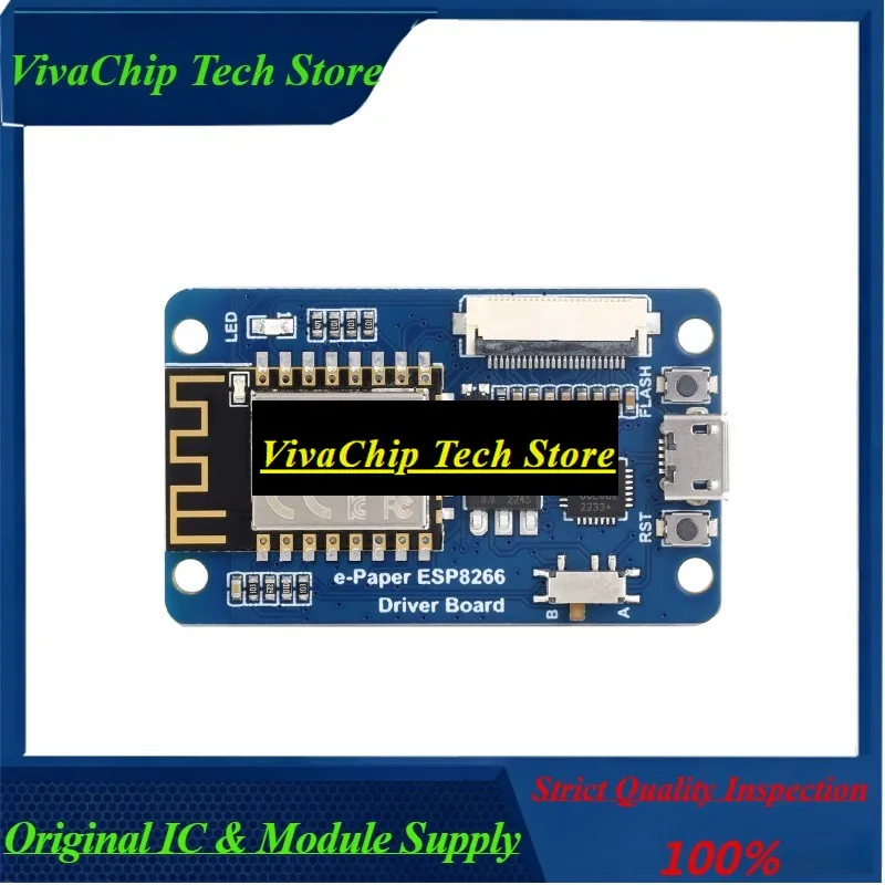 VivacpWaveshare Universal E-Paper Raw Panel Driver Board, ESP8266 WiFi Wireless