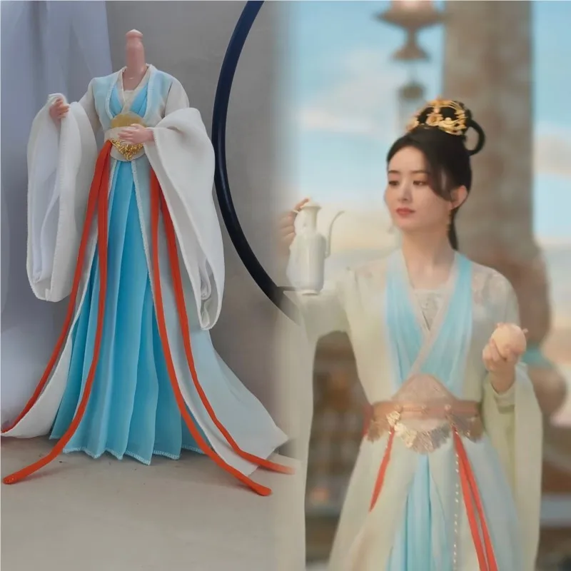 Creative Chinese Costume Hanfu for Dolls 2025 New 30cm BJD Doll Costume Simple Ancient Style Doll Clothing Doll Accessories LF98