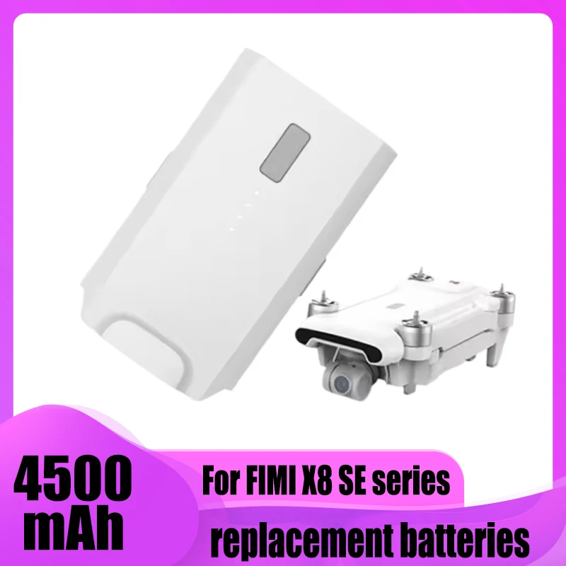 For FIMI X8 SE 2020, FIMI X8SE 2022 V2 11.4V 4500mAh remote control drone battery replacement