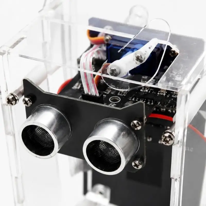 CORB DIY Trash Can Electronics Project with Ultrasonic Servo Lid Motion and STEM Coding Assembly Practice for Students and
