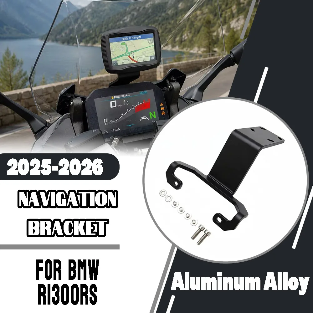 Image of Für BMW R1300 RS R 1300 RS R1300RS 2024 2025 2026 Motorrad GPS-Navigationshalterung Navigationsplatte Halterungszubehör