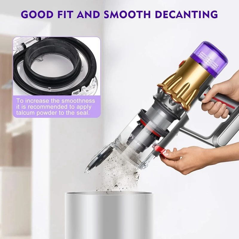 Staub behälter für Dyson v12 sv18 sv20 erkennt Slim/V10 Digital Slim Staubsauger Kanister Zubehör, Teile-Nr. 965272-01