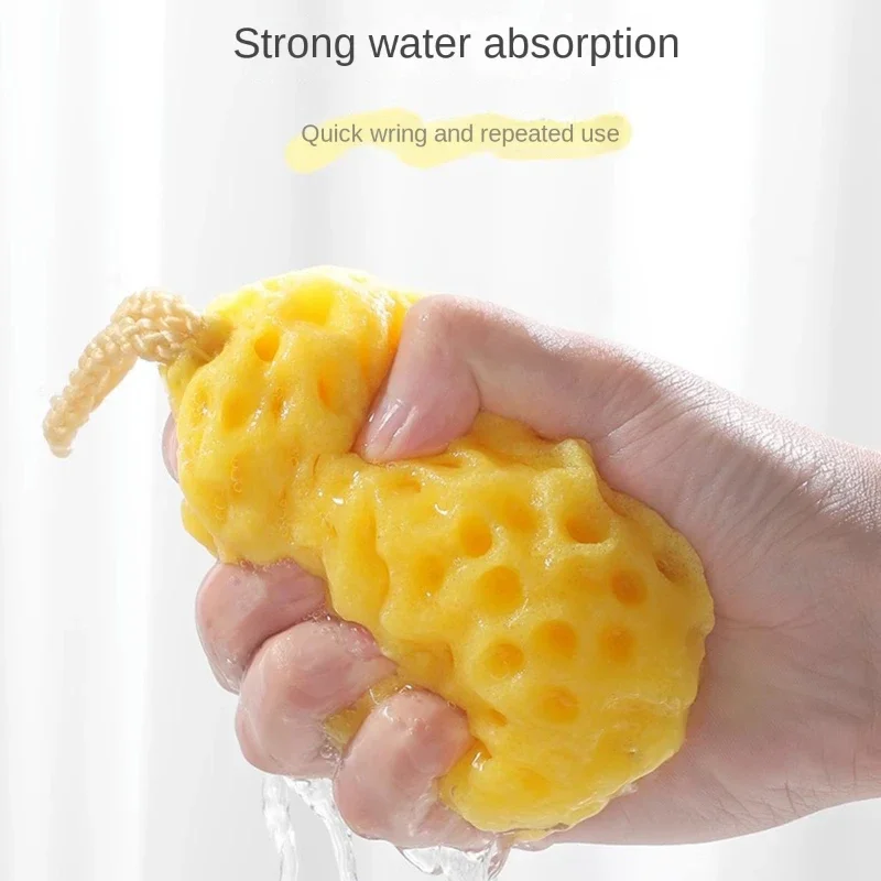 Luxury Honeycomb Bath Sponge Quick Drying Super Soft Shower Scrubber for Women Kids Baby