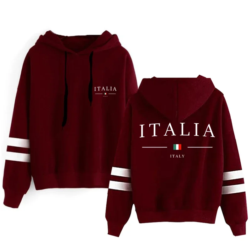 Damskie bluzy jesienno-zimowe uniwersalne pulowery wyprzedażowe bluzy z kapturem w paski modne codzienne sportowe proste wysokiej jakości