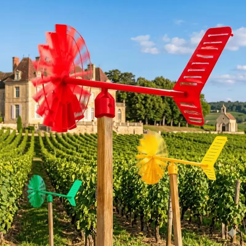 3D Printed Garden Wind Spinner Waterproof Weather Resistant Outdoor Wind Vane Decor Rustic Wind Stable Rotating Wind Wheel