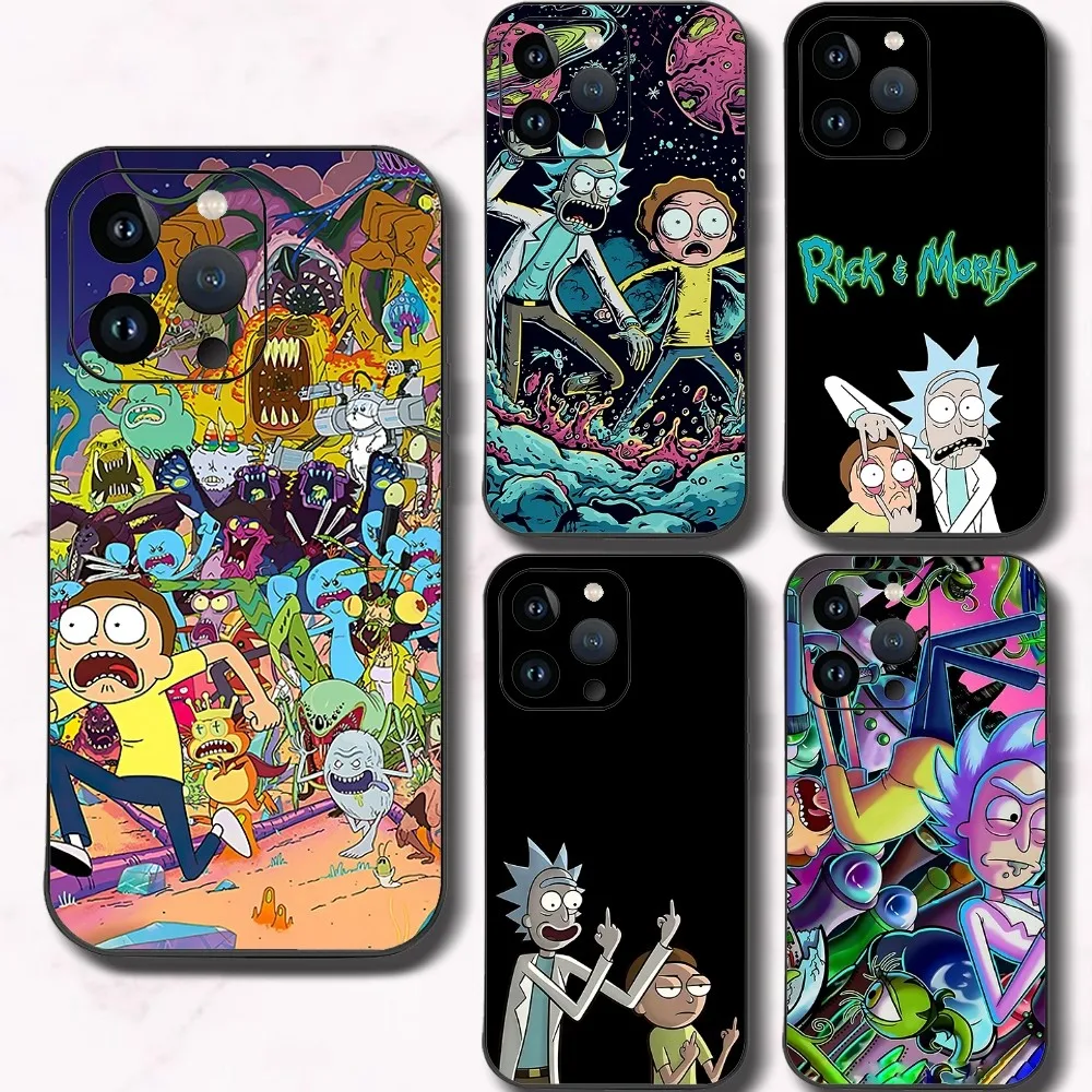 Anime R-Ricks-S And Boys Phone Case For Iphone 15 11 13 14 15 16 Pro Max 7 8 Plus X Xr Xs Max Se2020 12mini Cover Case