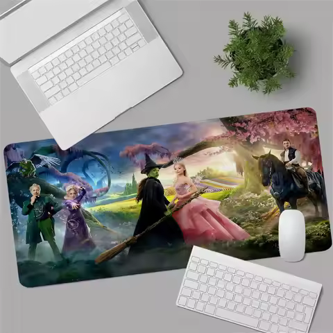 W-Wicked Mouse Pad Gaming Desk Accessories Led Mousepad Cheap Pc Gamer Cabinet Deskmat Big Mousepepad Table Mat Office Xxl Rgb