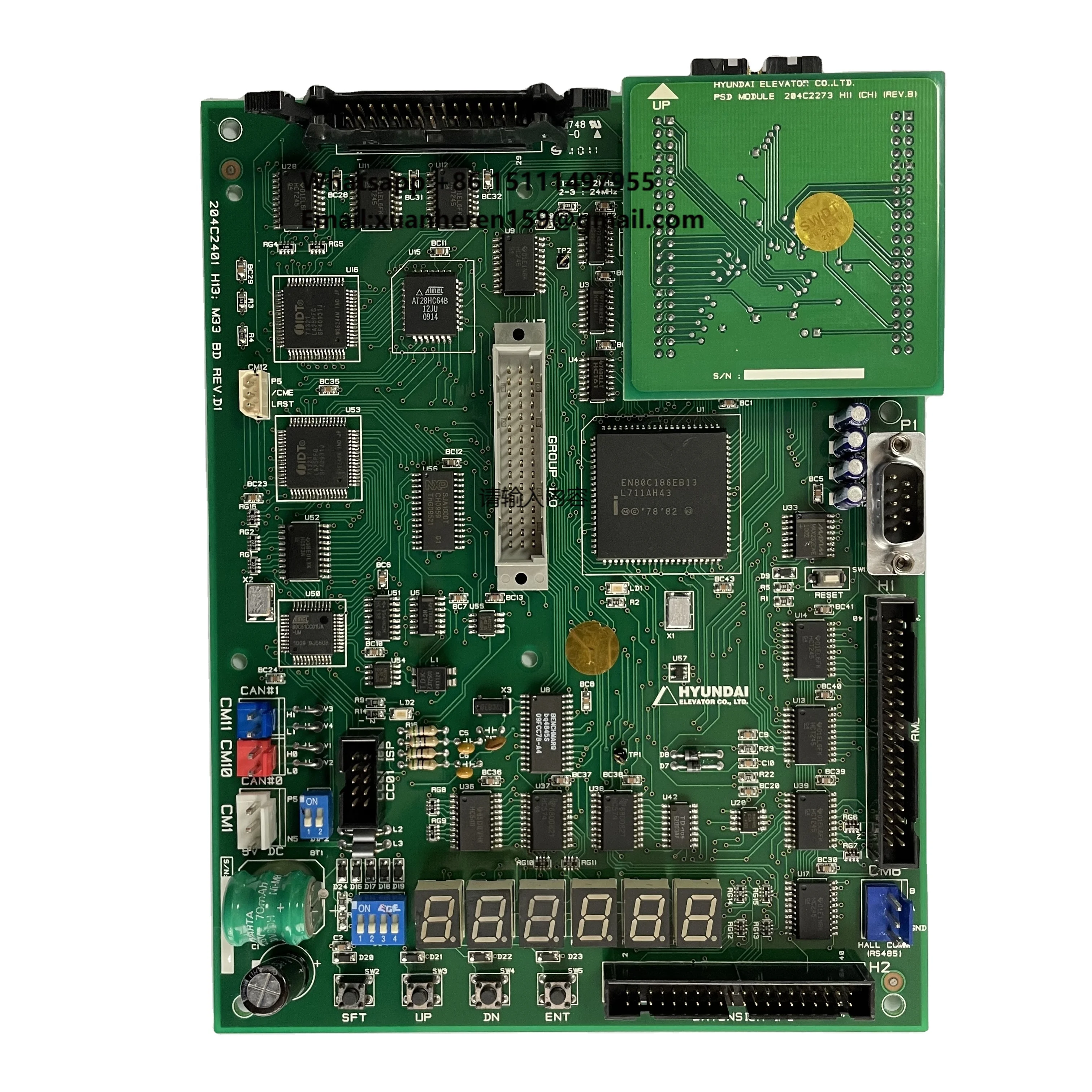 Hyudai Elevator Pcb204C2401H11 M33 /card Elevator Parts Suitable for Elevator