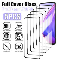 5PCS Full Cover Tempered Glass For Xiaomi Mi 11T 12T 10T Pro 5G 9 Lite Screen Protector for Poco X4 M4 M3 Pro 5G X3 NFC F3 4 M5S