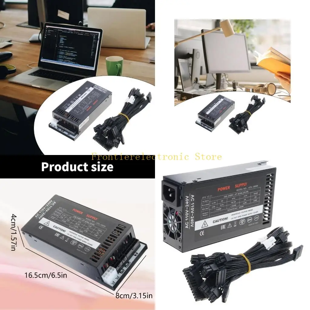 

G8DB Multiple Connectors 600W Flexs ATXs PSUs for Sports Gaming Desktop Computers