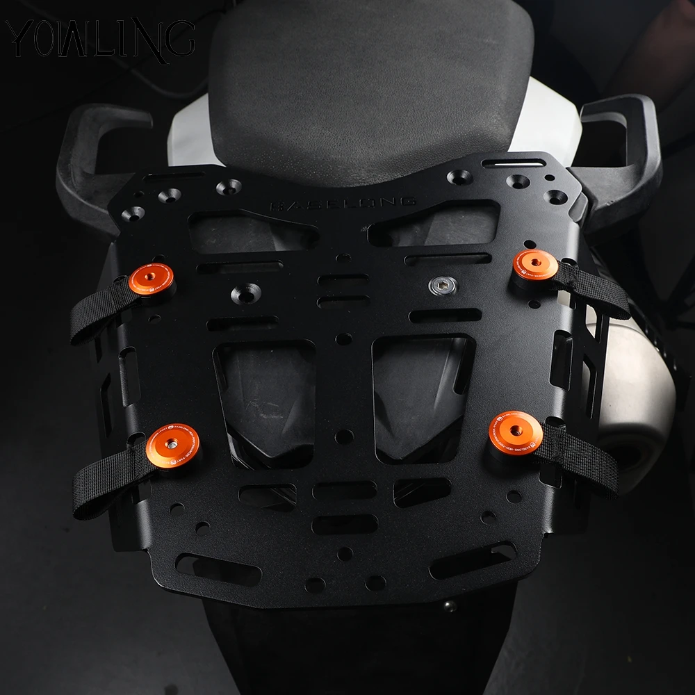 

OS-Rack Loops Rear Luggage 6mm Holes For 690 390 790 950 990 1090 1190 1290 Adventure Supermoto Super ADV R T Enduro SMC SMCR