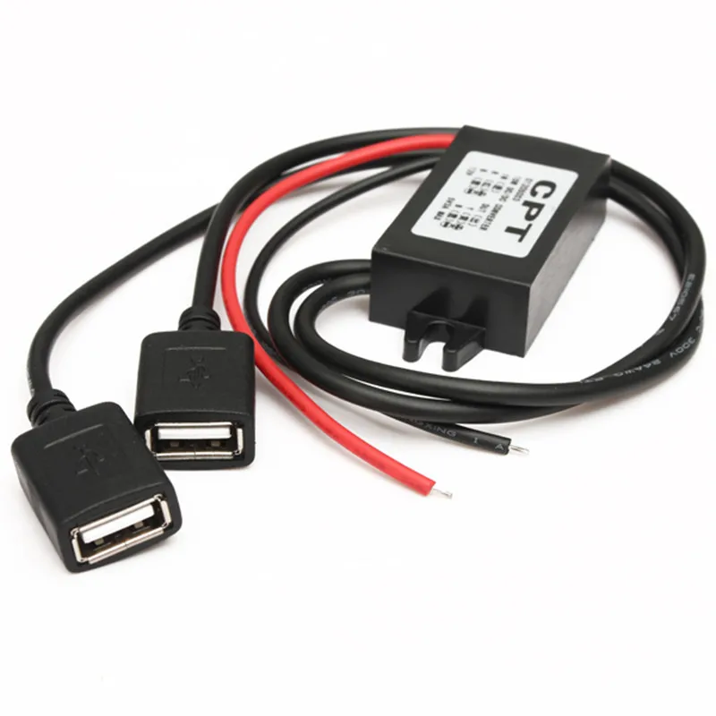 Step Down Buck Converter Power Supply Module 12V to 5V 3A 15W DC-DC for Car Male Female USB Adapter Mini USB Micro USB Adapter