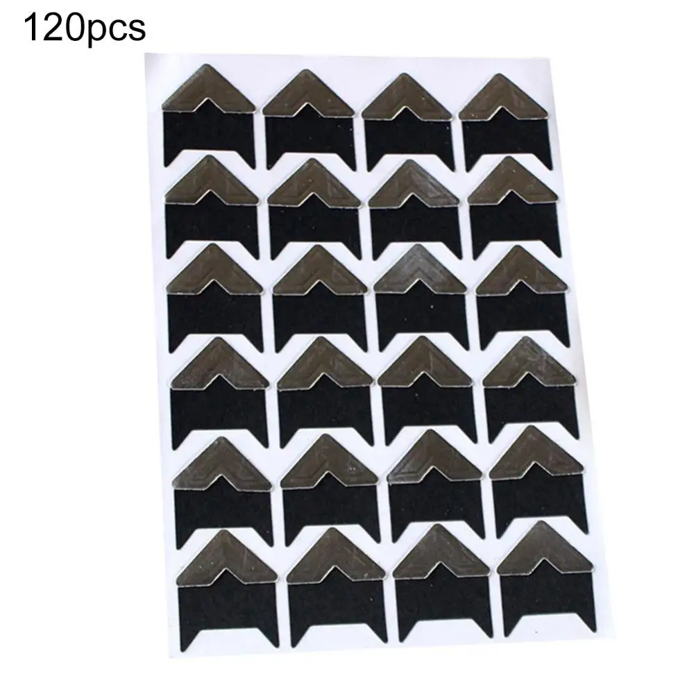 5 Sheets/120Pcs  Photo Albums Corner Sticker Vintage Corner Kraft Paper Stickers Scrapbooking Picture DIY Photo Album Decor