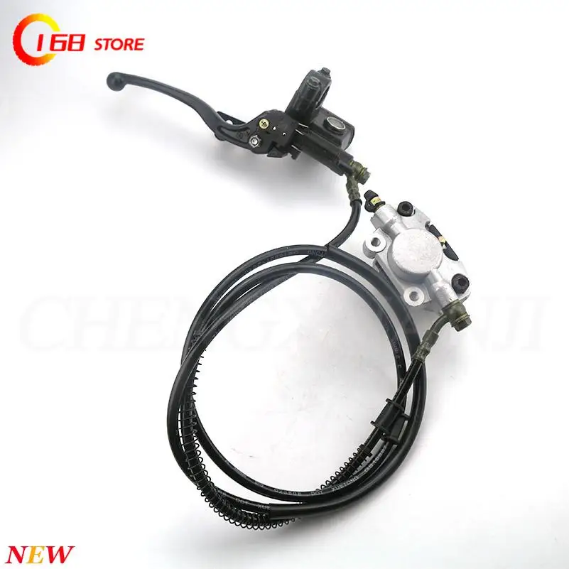 

Главный цилиндр гидравлического дискового тормоза в сборе с тормозной колодкой, подходит для 125cc 150cc 250cc Quad Dirt Bike ATV Dune