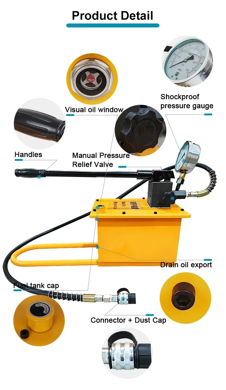 Industrial-Grade Performance: CP-1000 High Pressure Single Acting Hand Pump (Top-seller)