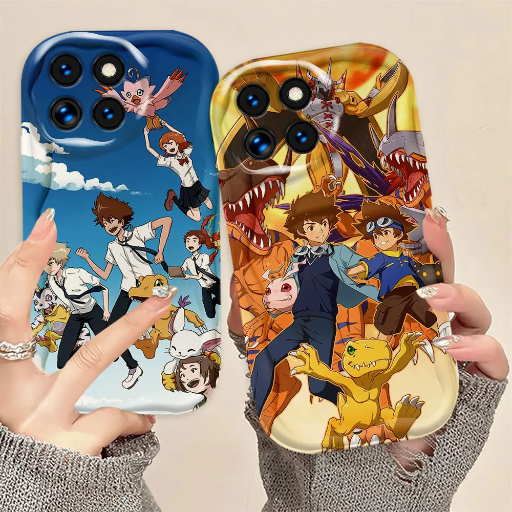 Anime Digital Monster Digimon Phone Case Cover For XIAOMI 14 12 12T 11 11S 11I LITE NE POCO C61 C31 M2 X2 PRO 5G