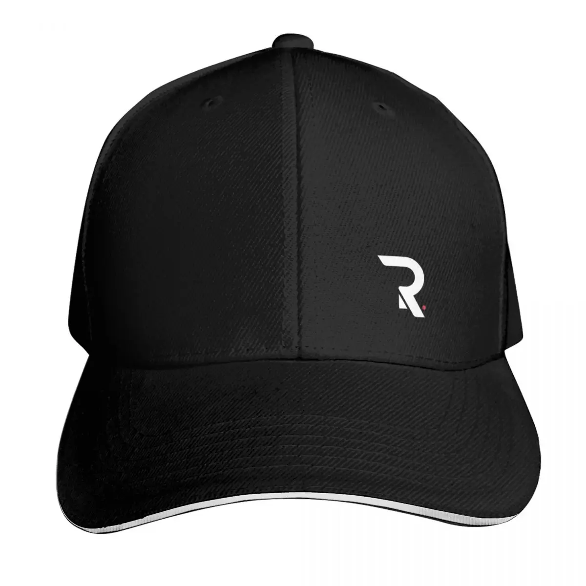 Rookly 'R' Logo (White) Baseball Cap Trucker Cap Snapback Cap tea Hat Golf Hat Man For Women Men's