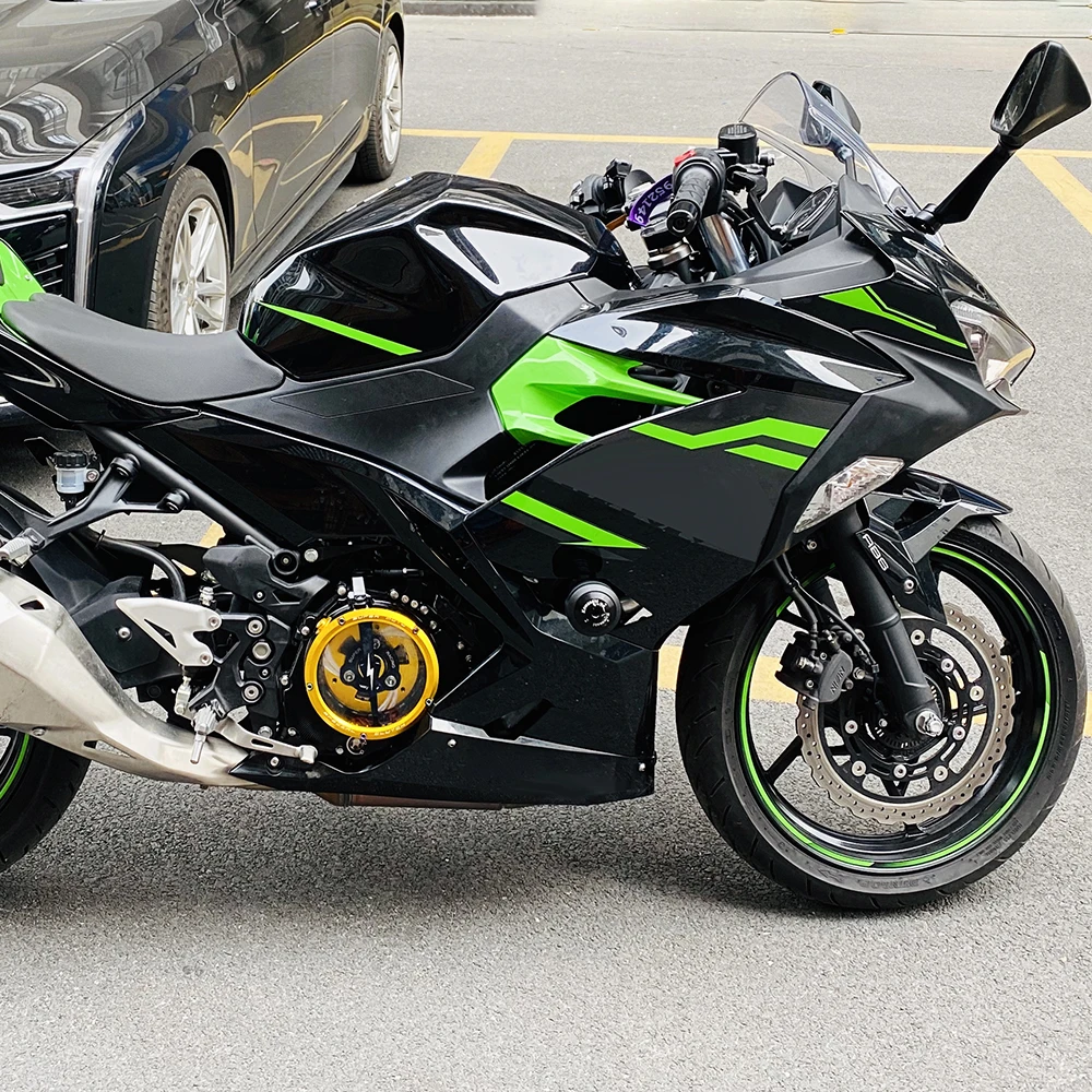 Engine Guard Motorcycle Clear Clutch Cover For Kawasaki Ninja400 Z400 Ninja 400 2018-2023 Ninja 500 2024-2026