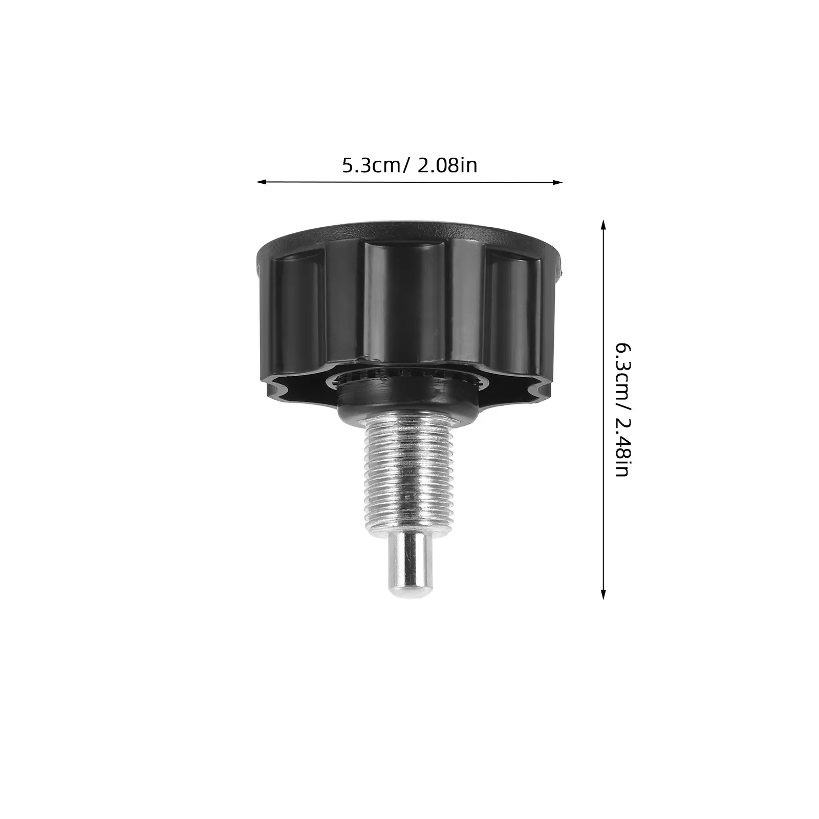 Fitness Equipment Ball Knob Universal Exercise Bike Parts Rotating Adjustment Handle with Precise Pull Pin Smooth Grip Knob