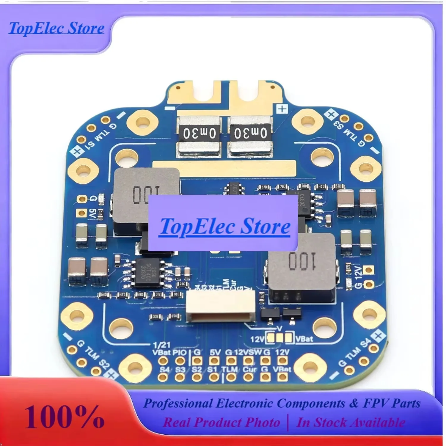 ToPssFPV Drone Power Distribution Board 440A 5V 12V Dual BEC Compatible With FCHUB 12S V2 Multirotor Quadcopter Replacement Part