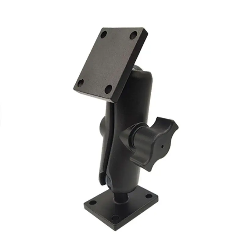 Aluminum Alloy Square Mounting Base with 1 Inch Ball for Head Mount for Zumo 400 450 550 660 Rider GPS for Motorcycle