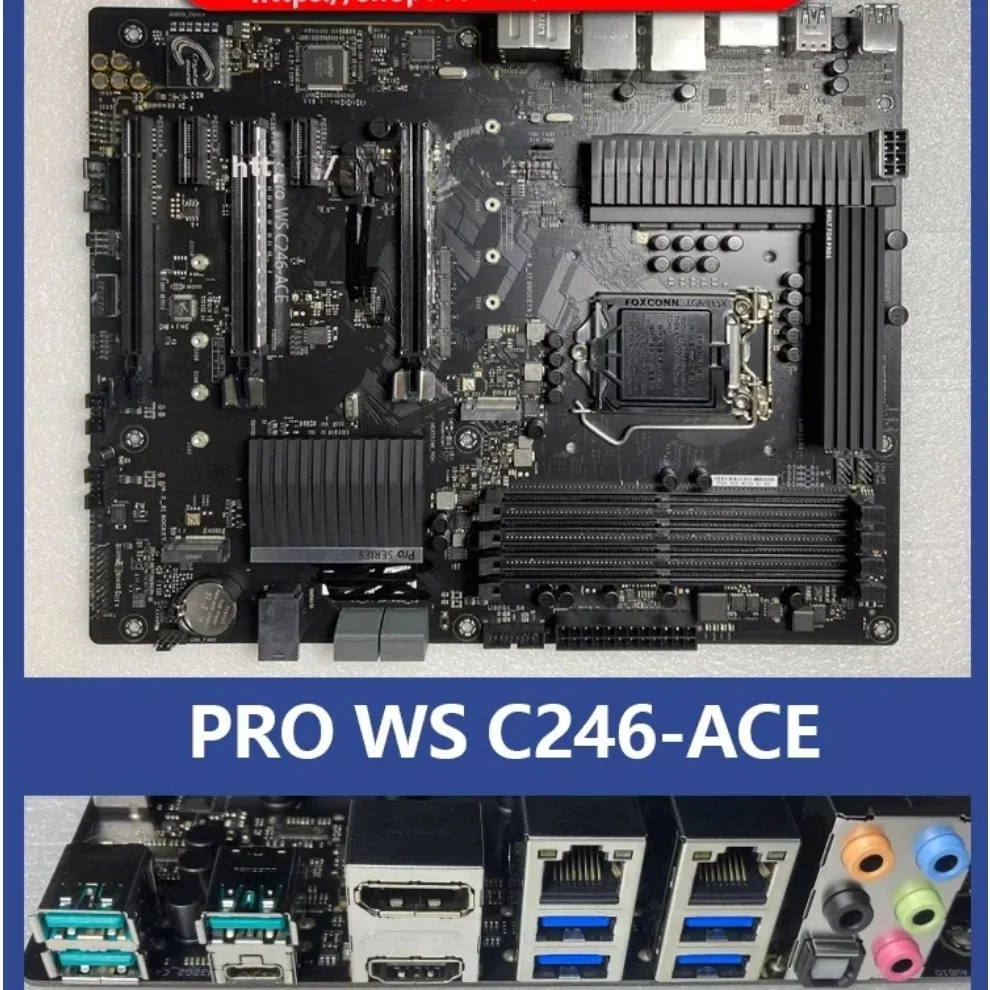 Used For ASUS WS C246M PRO C246-ACE workstation main board Xeon E-2186G/2288G(store code: 0852)