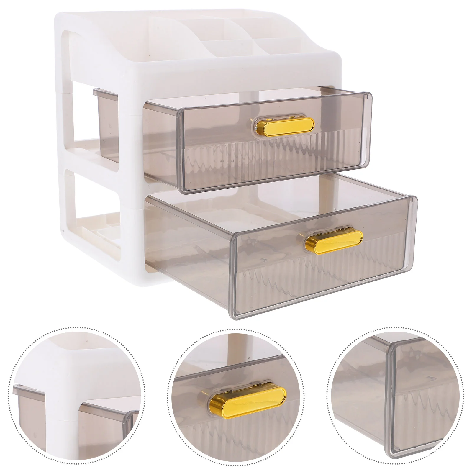 

Storage Case Multi-Function Desktop Sundry Makeup Organizer Cosmetics Drawer Jewelry Storage Box Container Lipstick Holder