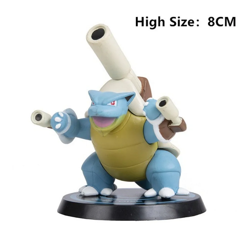 

Genuine Pokemon Pikachu Mewtwo Charizard Blastoise Venusaur A Set of Six Styles Cute Models Cake Decorations Dolls Toy Ornament