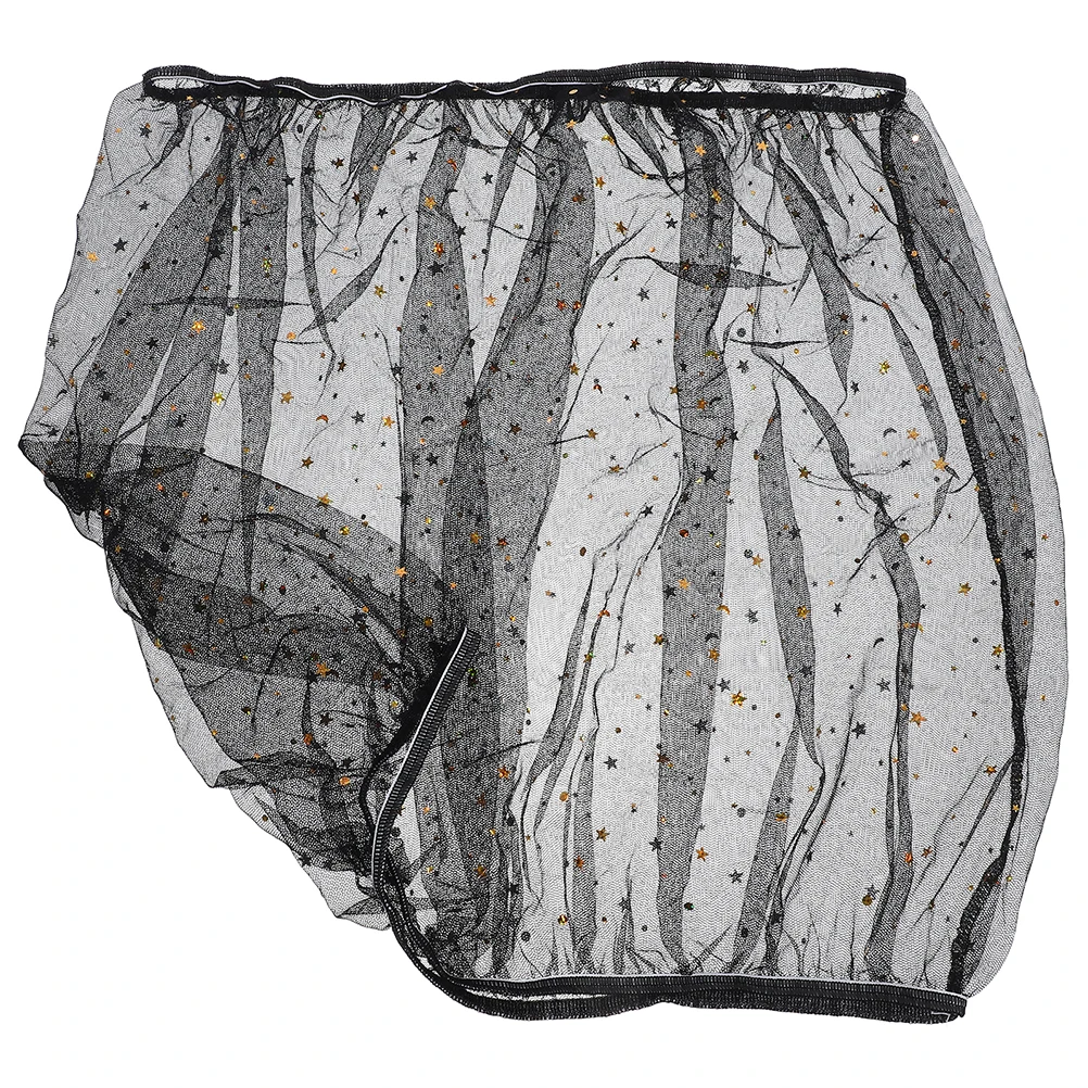 

Bird Cover Large Adjustable Stretchy Mesh Skirt Universal Fit For Parrot Durable Polyester Easy Install Protection Debris Guard