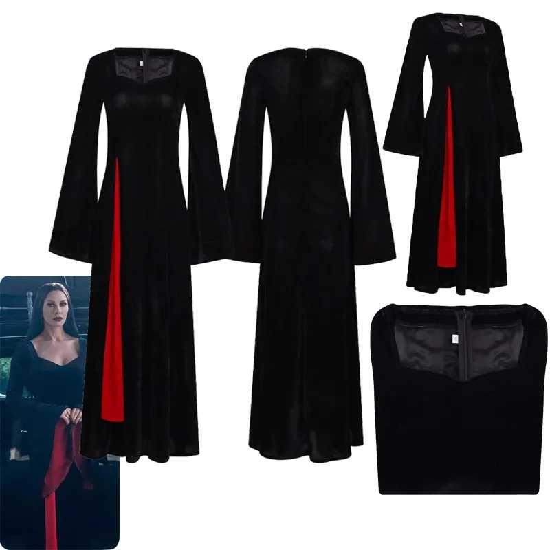 

Anime Tis cosplay dress black red witch magical magic Halloween carnival costume exhibition