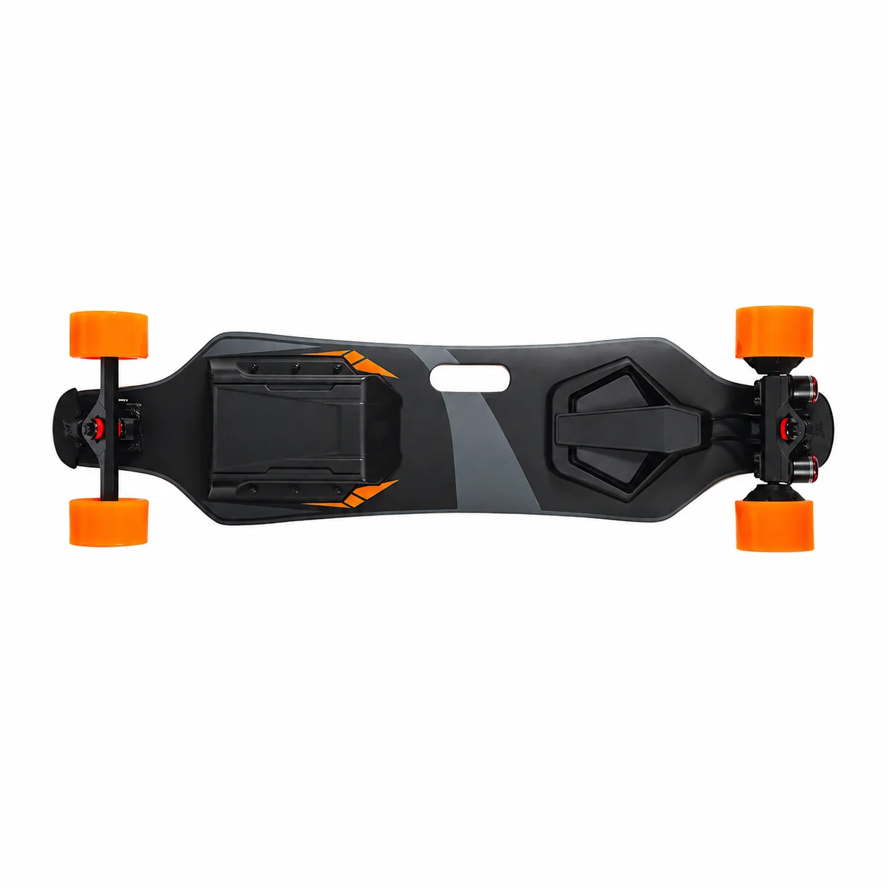 Dual Hub Motor Portable Electric Longboard, 9.5 Inch Maple Deck, Built-in Taillight, Long Range City Commuter E-Skateboard