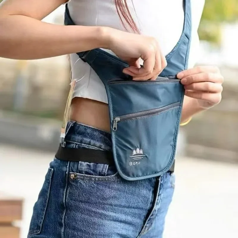 

Travel Close Armpit Anti-theft Passport Document Money Invisible Running Sports Ultra-thin One Shoulder Crossbody Bag